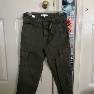 Army green cargo pants